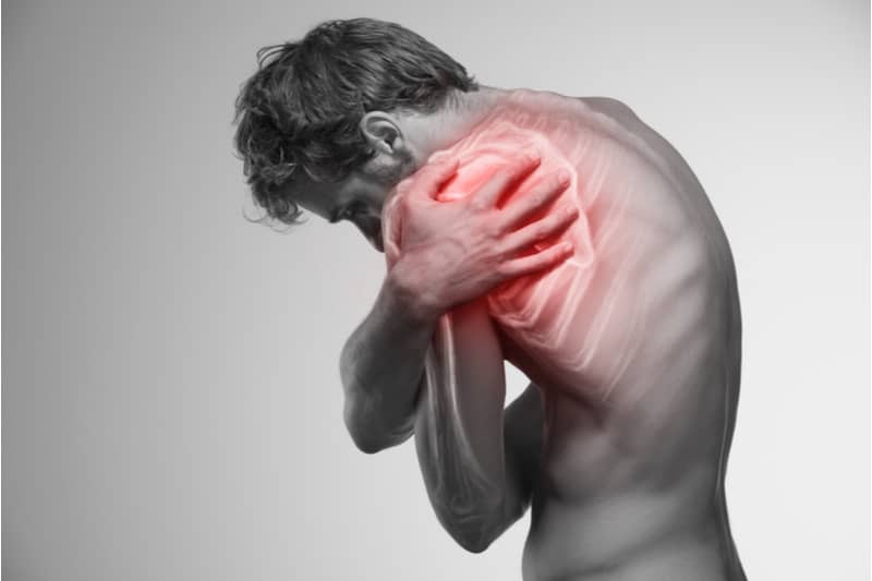 Left arm shoulder deals pain